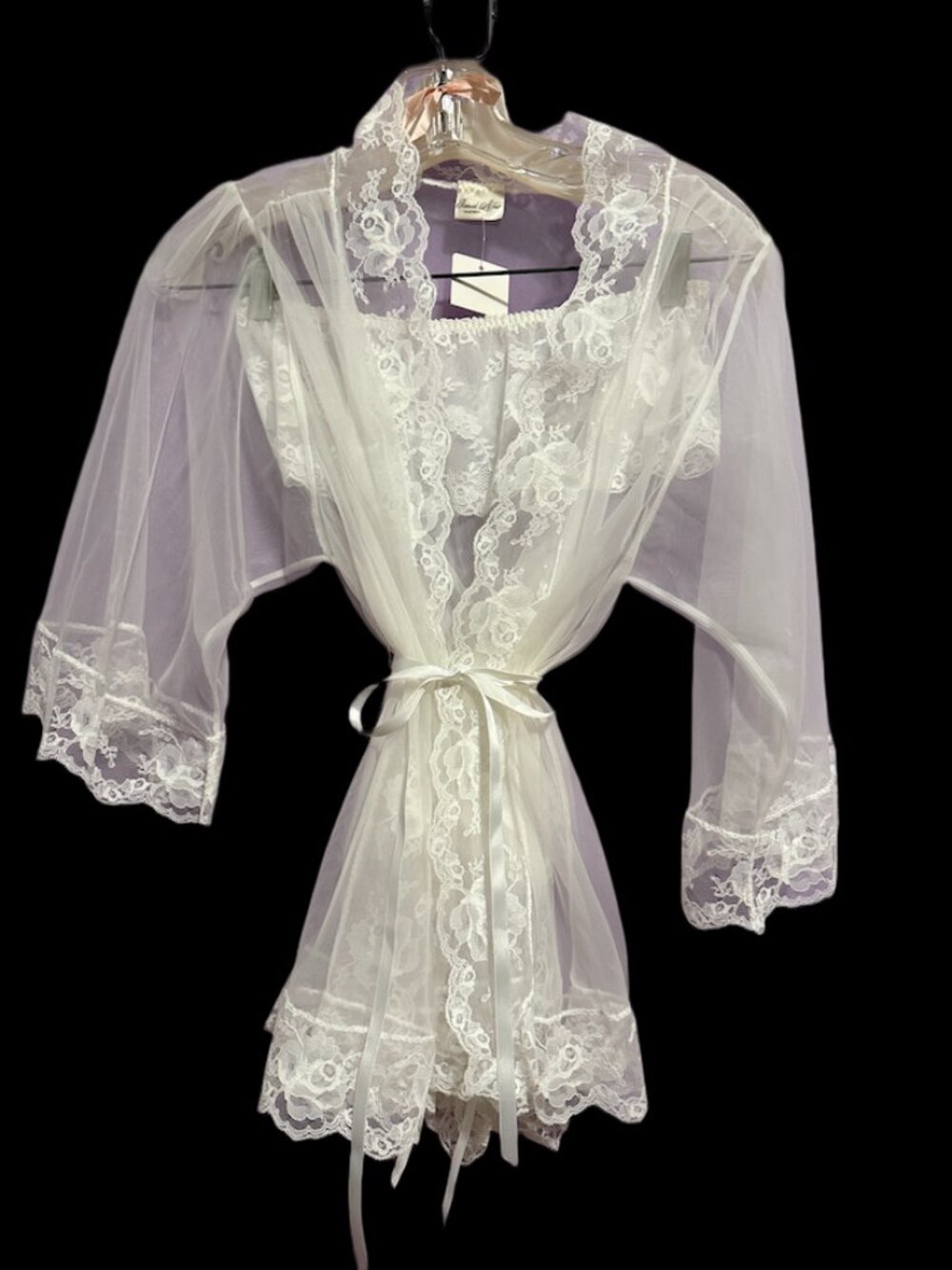 NWT! Sheer Lace Mini Set